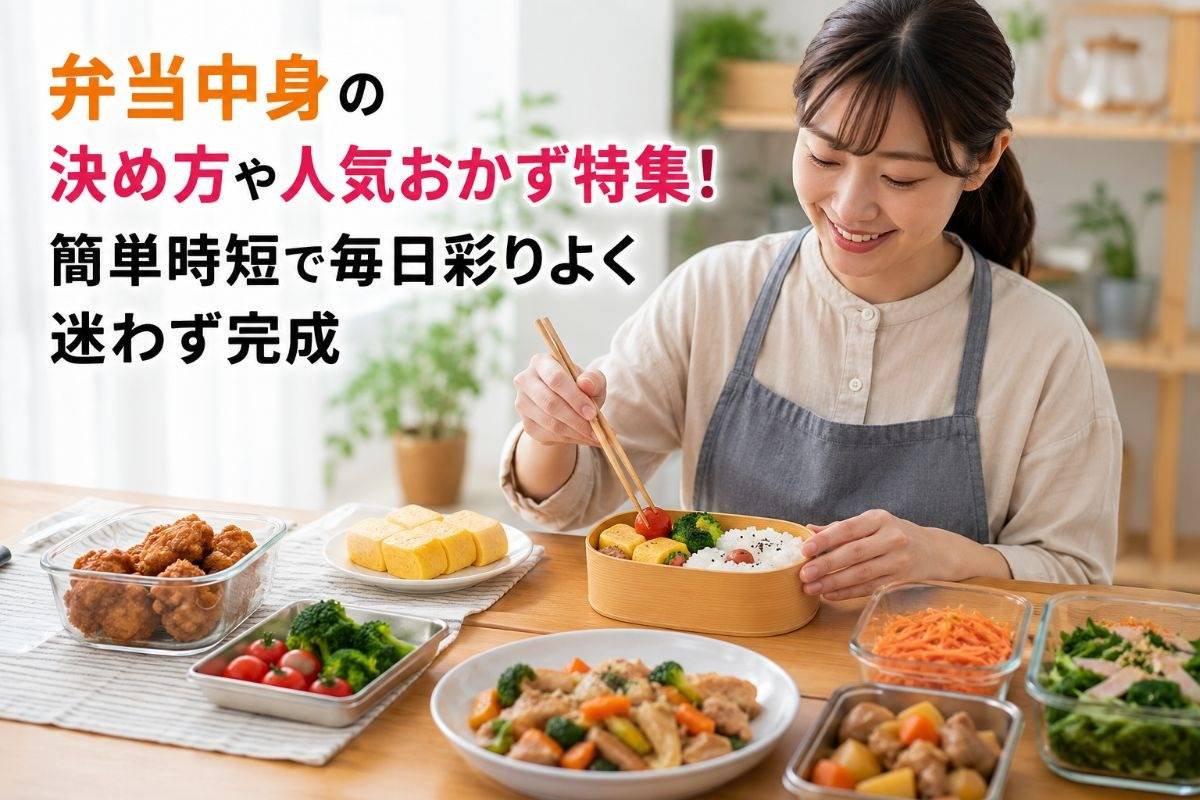 弁当中身の決め方や人気おかず特集!簡単時短で毎日彩りよく迷わず完成