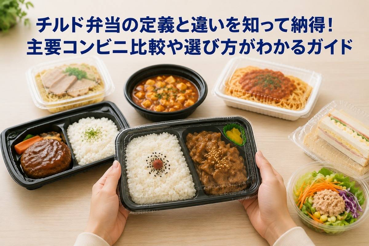 チルド弁当の定義と違いを知って納得！主要コンビニ比較や選び方がわかるガイド