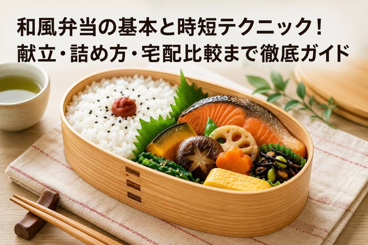 和風弁当の基本と時短テクニック！献立・詰め方・宅配比較まで徹底ガイド