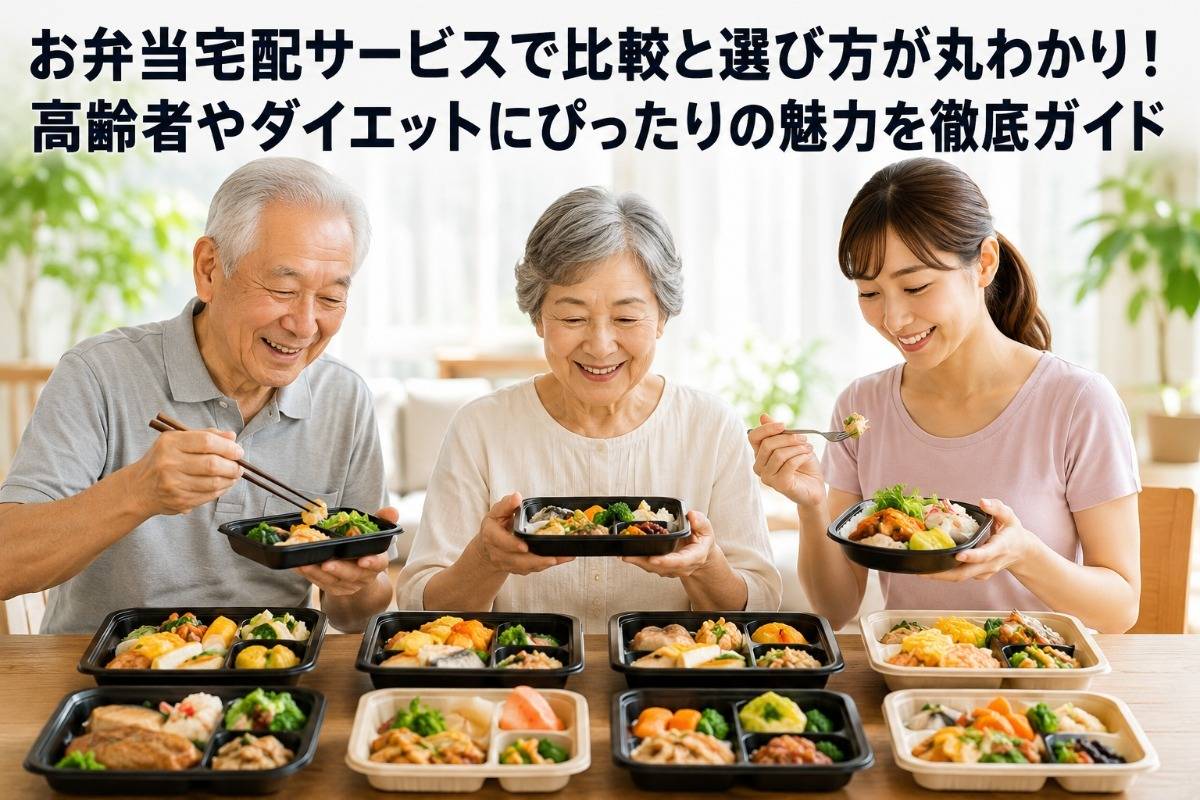 お弁当宅配サービスで比較と選び方が丸わかり！高齢者やダイエットにぴったりの魅力を徹底ガイド